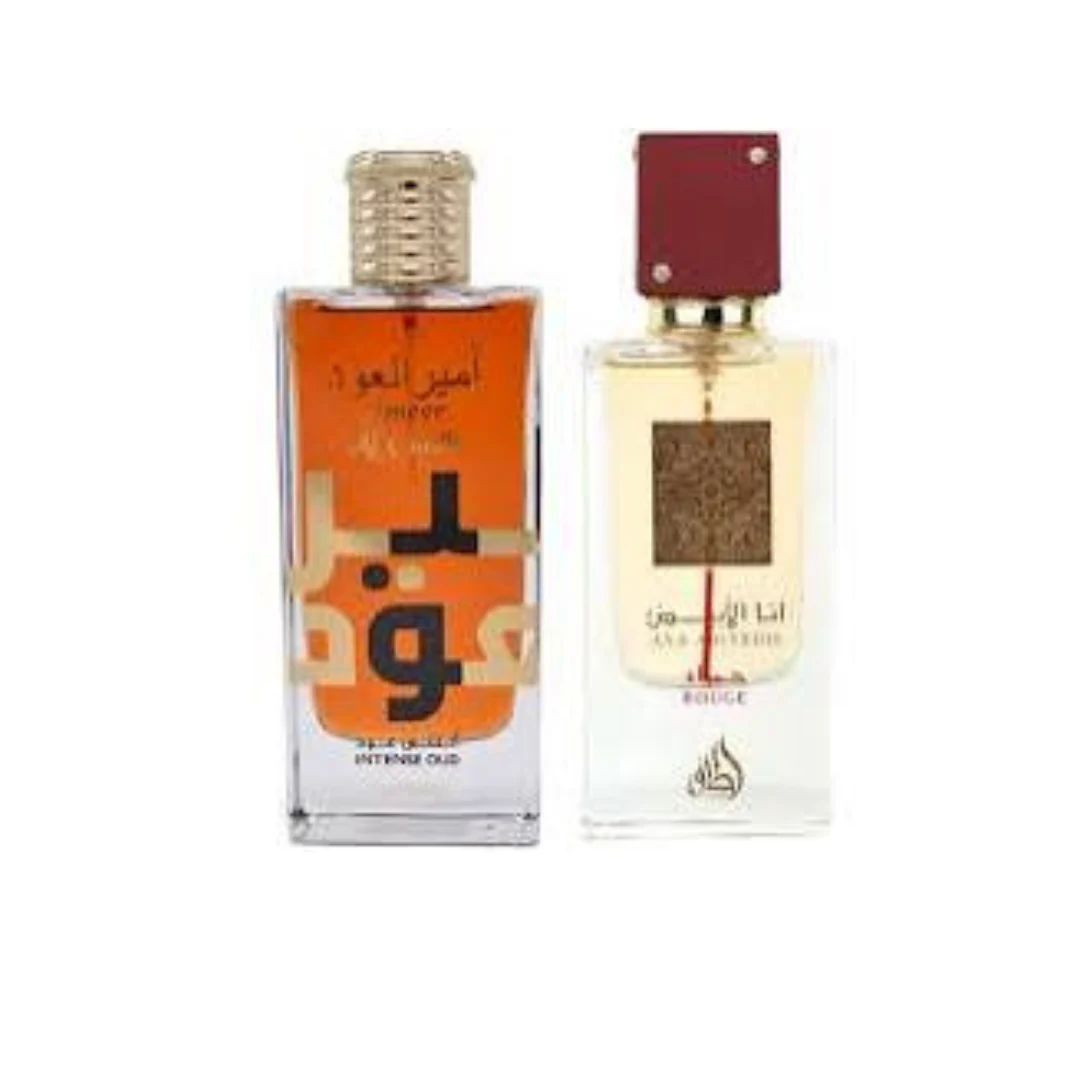 Ana Abiyedh Rouge EDP - 60ML (2.0 oz) by Lattafa , Ameer Al Oudh - Intense Oud EDP 100ML (3.4oz) By Lattafa