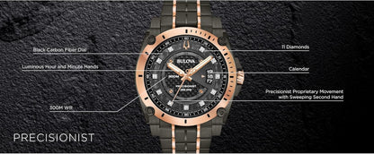 Bulova High Precisionist 98D149