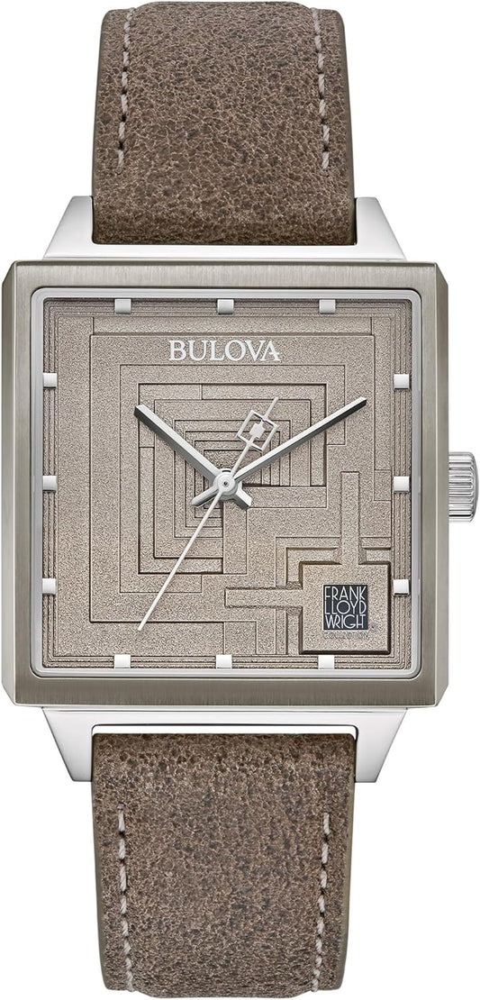 Bulova Edición Limitada Frank Lloyd Wright Ennis House 96A314