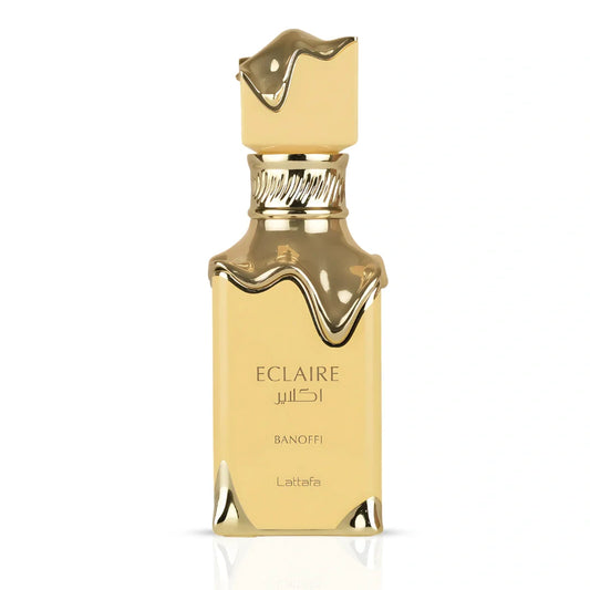 Eclaire Banoffi Eau de Parfum Spray 100ml (3.4 oz) by Lattafa (Velvet Pouch)