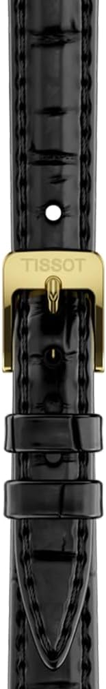 Tissot SRV, Swiss Quartz Watch for Women, Stainless Steel Case, Black Mother of Pearl Dial, T1601103612600