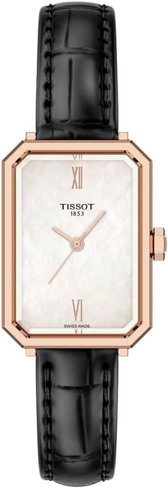 Tissot SRV, Swiss Quartz Watch for Women, Stainless Steel Case, White Mother of Pearl Dial, T1601103611300