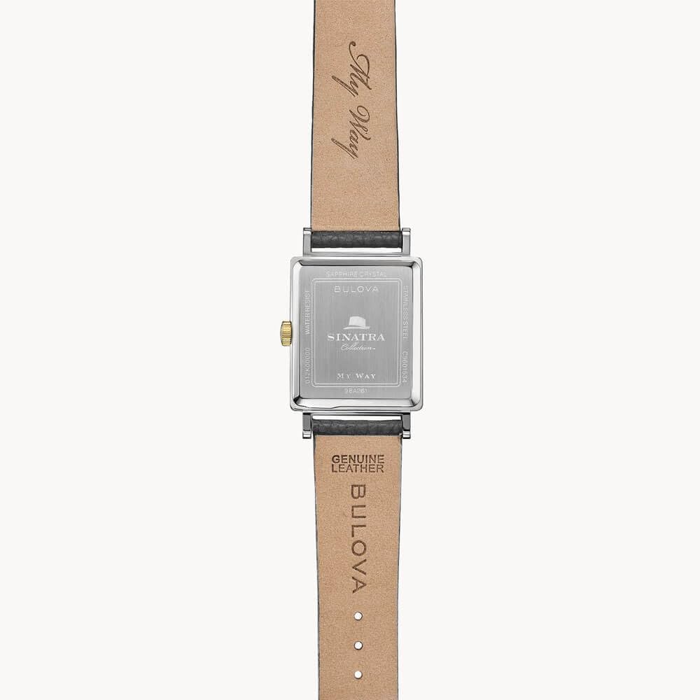 Bulova Men's Frank Sinatra My Way Leather Strap Watch