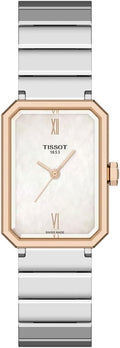 Tissot SRV 30mm, Swiss Quartz Watch for Women, Stainless Steel Case, White Mother of Pearl Dial, T1601102111300