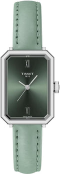 Tissot SRV, Swiss Quartz Watch for Women, Stainless Steel Case, Green Dial, T1601101609300