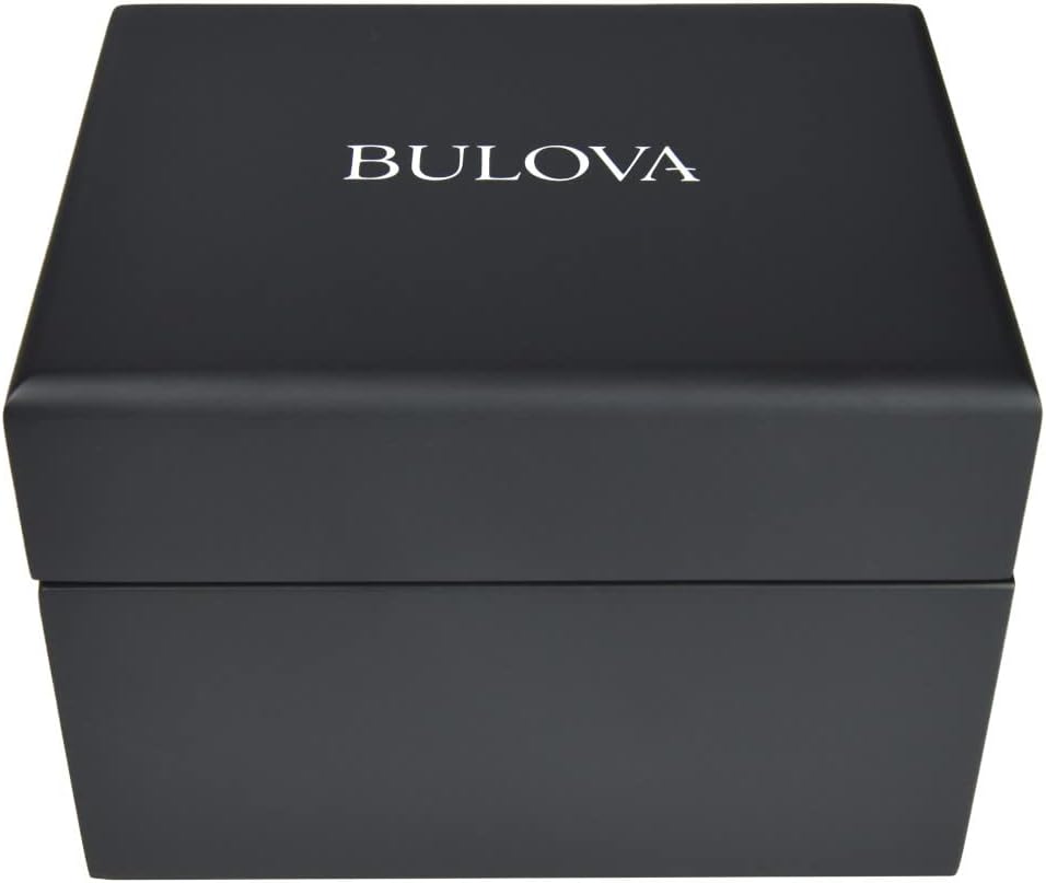 Bulova Men's Archive Series Lunar Pilot 6-Hand Chronograph High Performance Quartz Stainless Steel and Black Nylon Strap Watch Set, Sapphire Crystal Style: 96B251