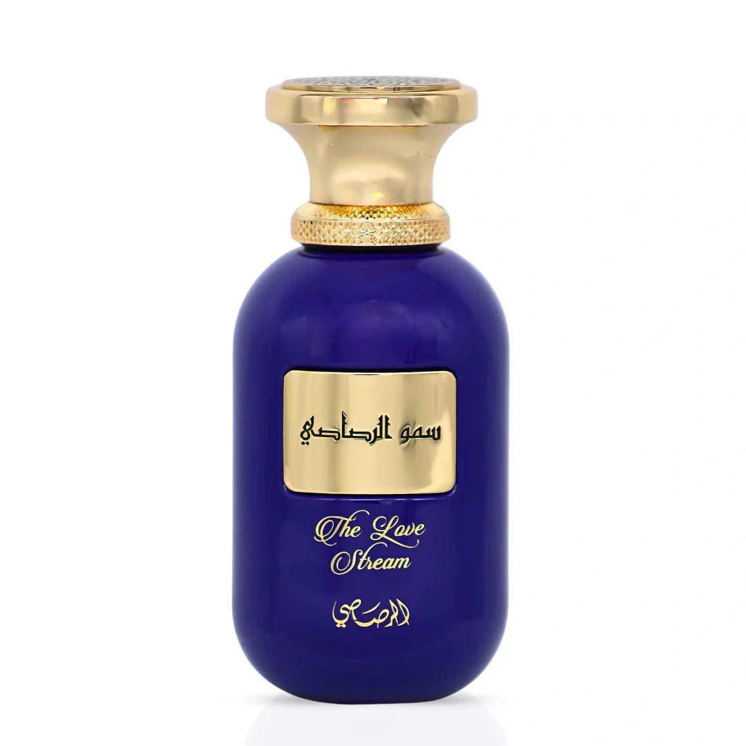 Somow Al Rasasi The Love Stream Eau de Parfum Spray 100ml (3.4 oz) by Rasasi (Velvet Pouch)