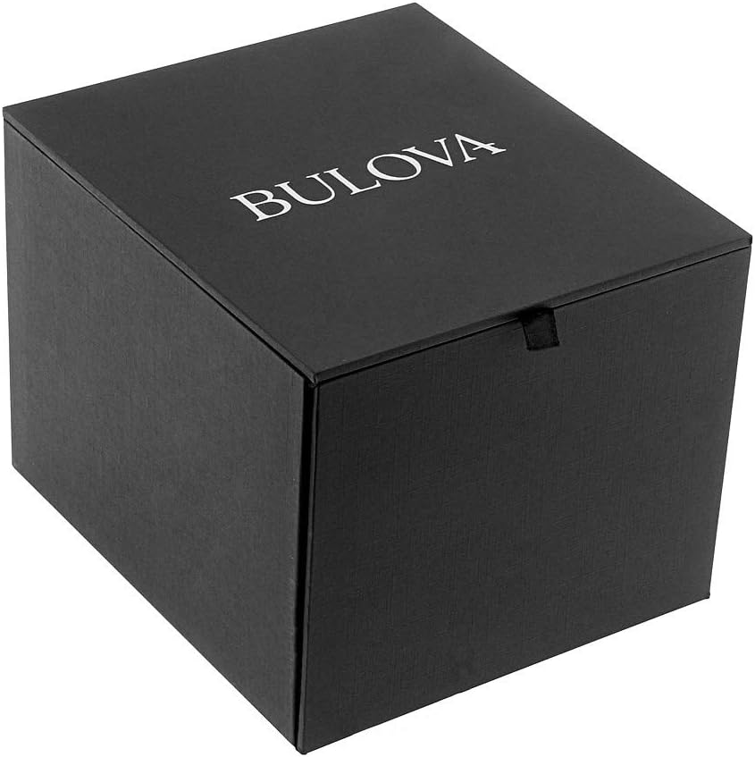 Bulova Men's Classic Diamond 6-Hand Chronograph Quartz Watch, Calendar Date, Luminous Markers, 100M Water Resistant, 44mm