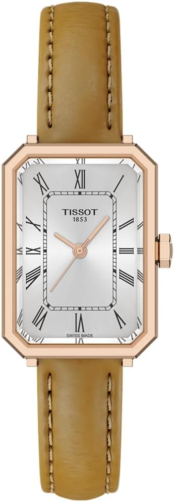 Tissot SRV 30mm, Swiss Quartz Watch for Women, Stainless Steel Case, Silver Dial, T1601103603300
