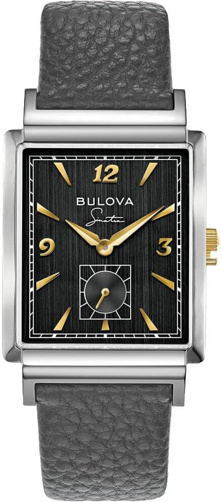 Bulova Men's Frank Sinatra My Way Leather Strap Watch