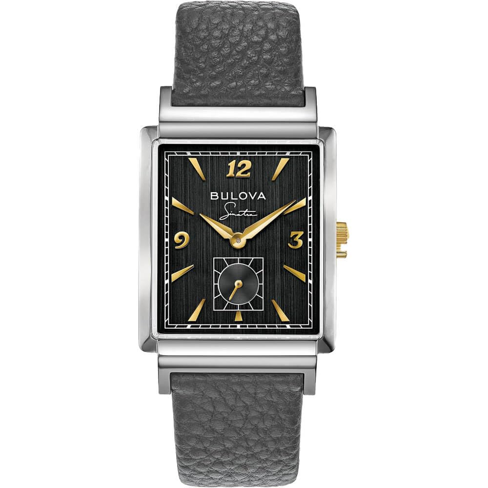 Bulova Men's Frank Sinatra My Way Leather Strap Watch