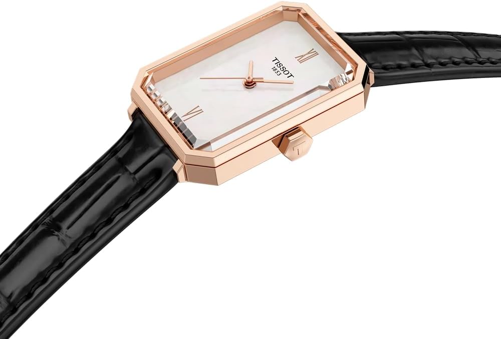 Tissot SRV, Swiss Quartz Watch for Women, Stainless Steel Case, White Mother of Pearl Dial, T1601103611300