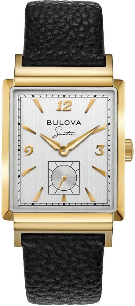 Bulova Men's Frank Sinatra My Way Leather Strap Watch