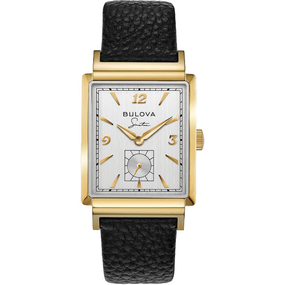 Bulova Men's Frank Sinatra My Way Leather Strap Watch
