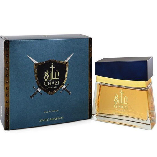 Ghazi Oud EDP for Men - 100 ML (3.4 oz) by Swiss Arabian