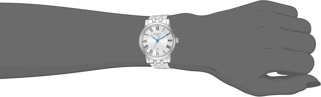 Tissot Womens Carson Stainless Steel Dress Watch Grey