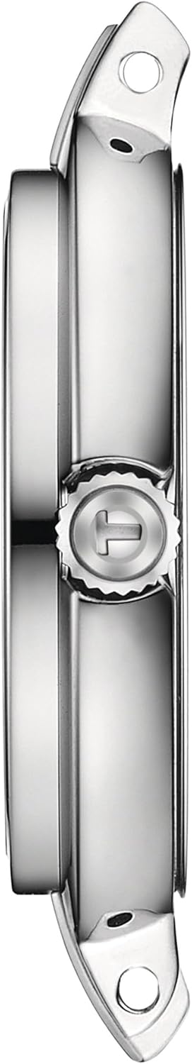 Tissot Womens Tissot Flamingo 316L Stainless Steel case Quartz Watches, Grey, Stainless Steel, 7 (T0942101111602)