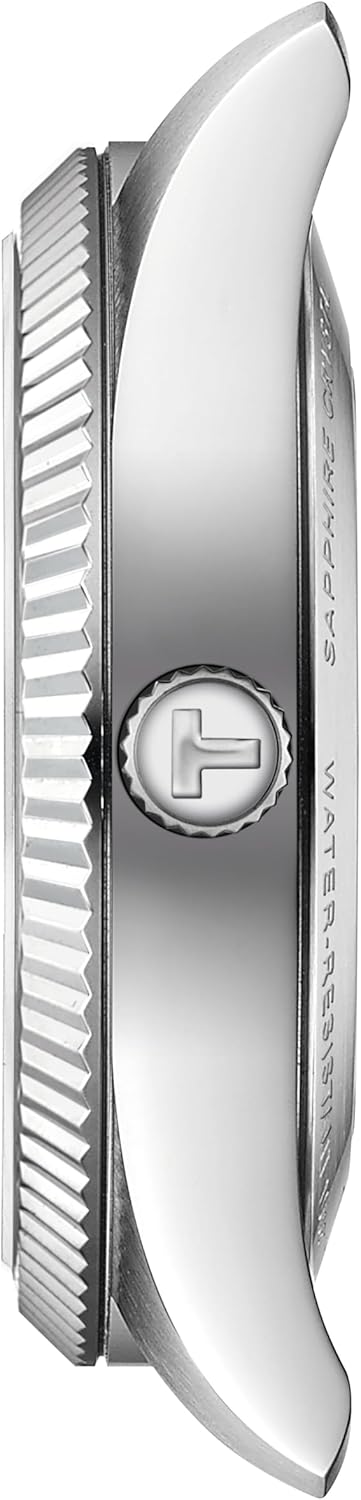 Tissot Ballade Powermatic 80 COSC 39mm, Swiss Automatic Watch for Men, Stainless Steel Case, Silver Dial, T1564081103300