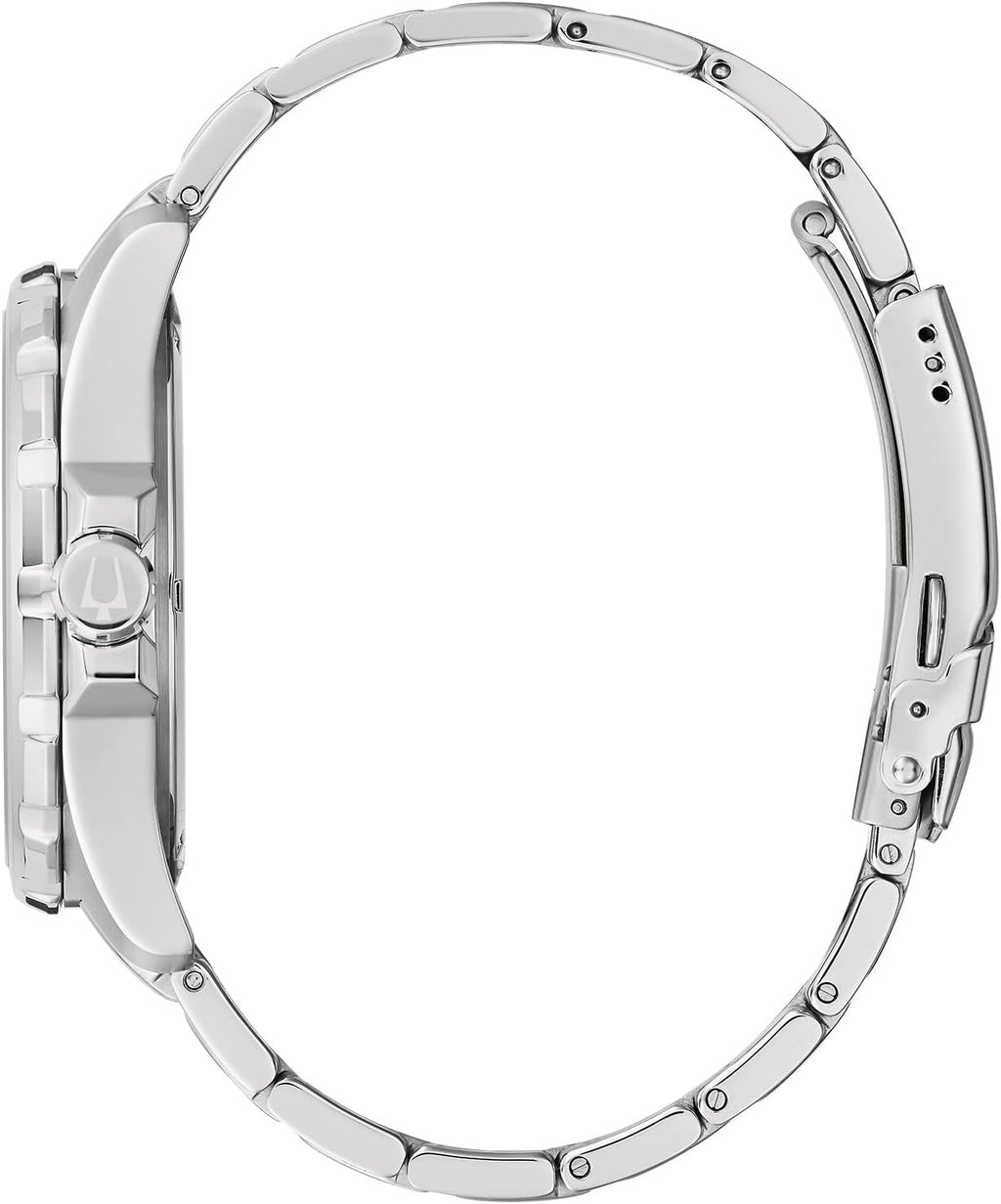 Bulova Men's Marine Star 'Series B' Stainless Steel Watch, Black Sunray Dial Style: 96B382