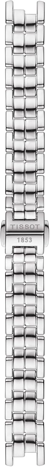 Tissot Womens Tissot Flamingo 316L Stainless Steel case Quartz Watches, Grey, Stainless Steel, 7 (T0942101111602)
