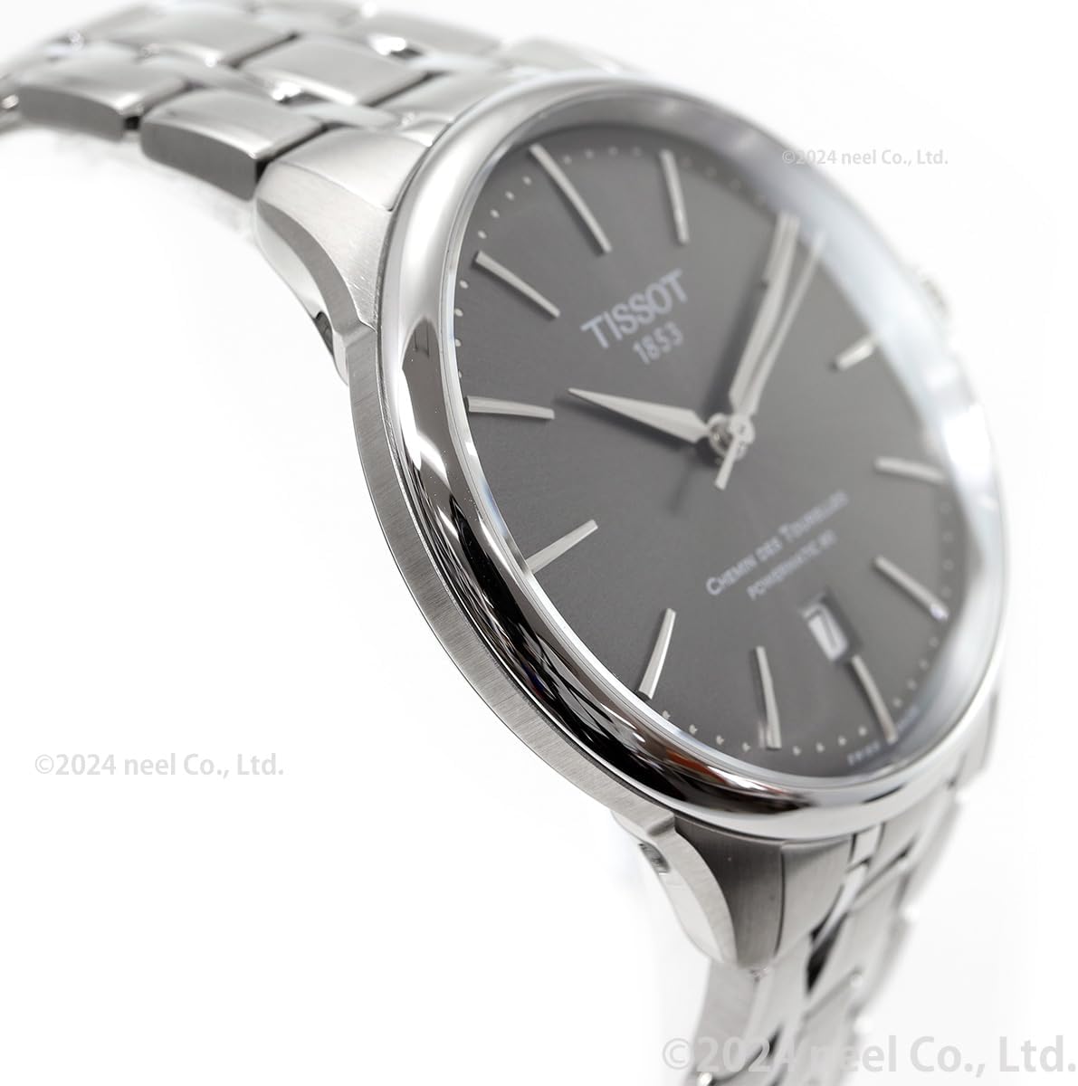 Tissot Chemin des Tourelles Powermatic 80, Swiss Automatic Watch for Men, 39mm, Stainless Steel Case, T1398071106100