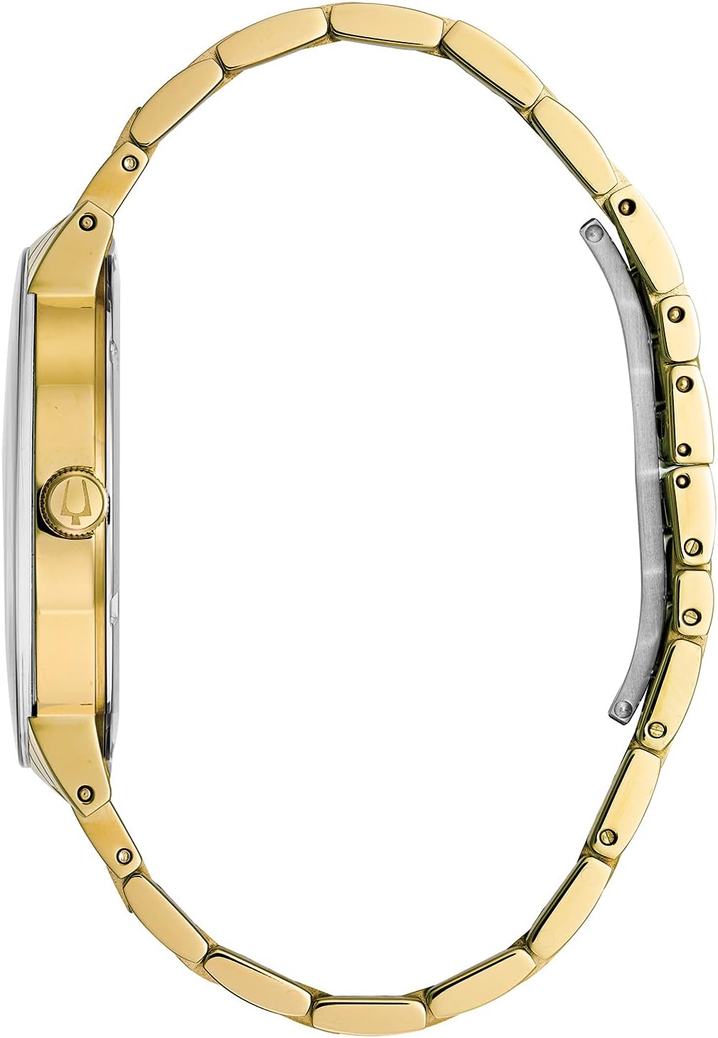 Bulova Men's 3-Hand Quartz Watch with Diamond Dial and Edge to Edge Crystal
