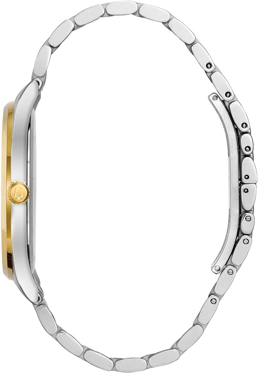 Bulova Men's Classic Stainless Steel Watch with Diamonds and Day Date