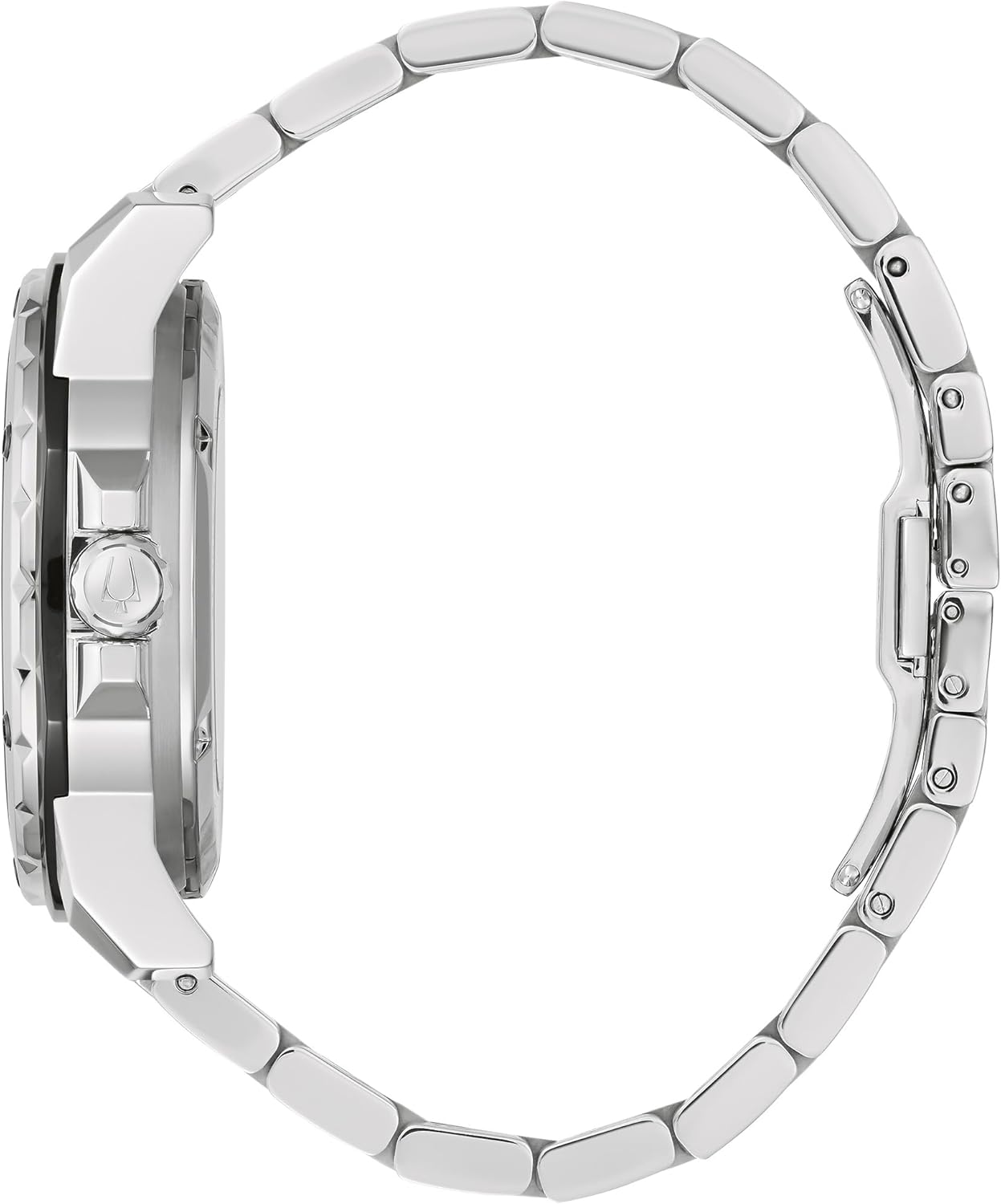 Bulova Men’s Automatic Marine Star Series A, Silver-Tone Stainless Steel Case with a 44mm Orange Heartbeat Dial (Style: 98A333)