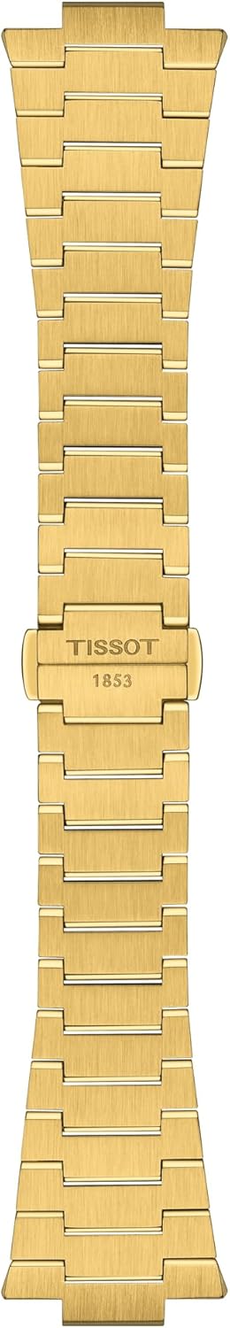 Tissot Unisex Tissot PRX 35mm 316L Stainless Steel case with Yellow Gold PVD Coating Quartz Watch, Yellow, Stainless Steel, 11 (T1372103302100)