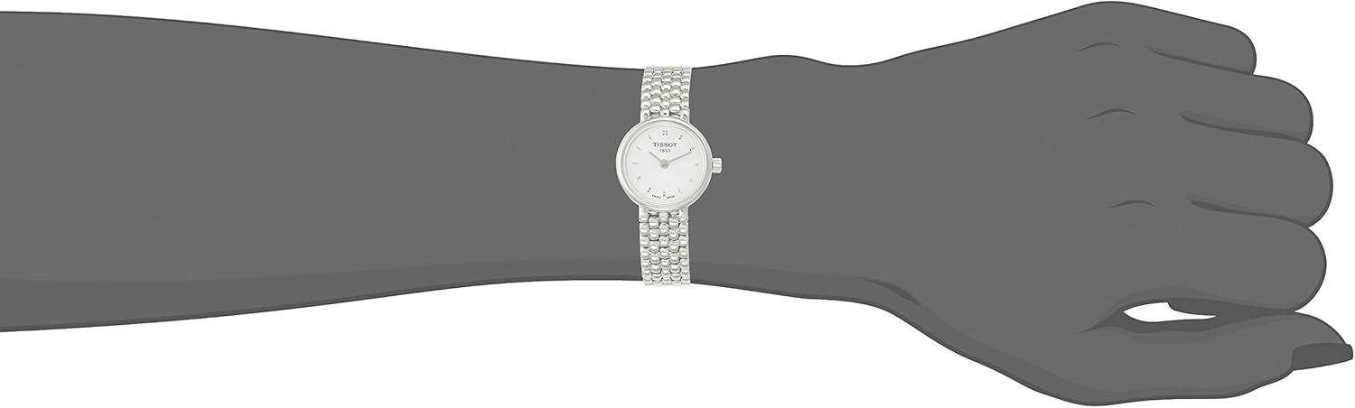 Tissot womens Tissot Lovely Stainless Steel Dress Watch Grey T0580091103100