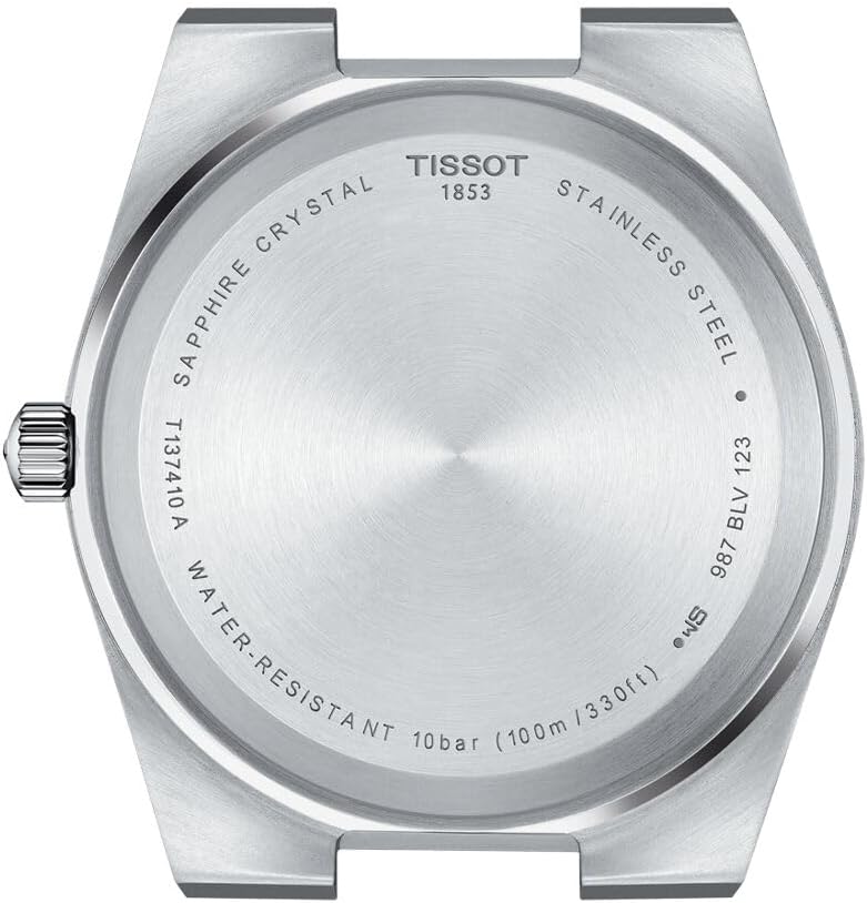 Tissot mens PRX 316L stainless steel case Dress Watch Grey T1374101105100