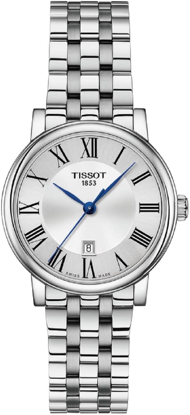 Tissot Womens Carson Stainless Steel Dress Watch Grey