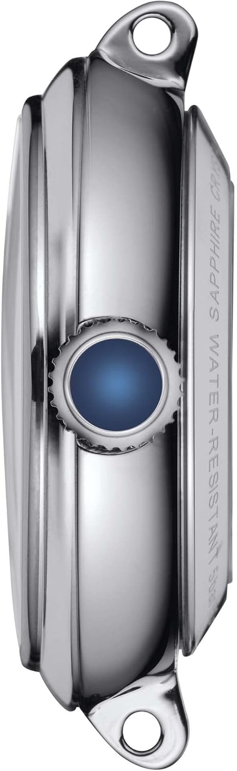 Tissot Womens Tissot Bellissima Automatic 316L Stainless Steel case Automatic Watch, Blue, Leather, 5 (T1262071601300)