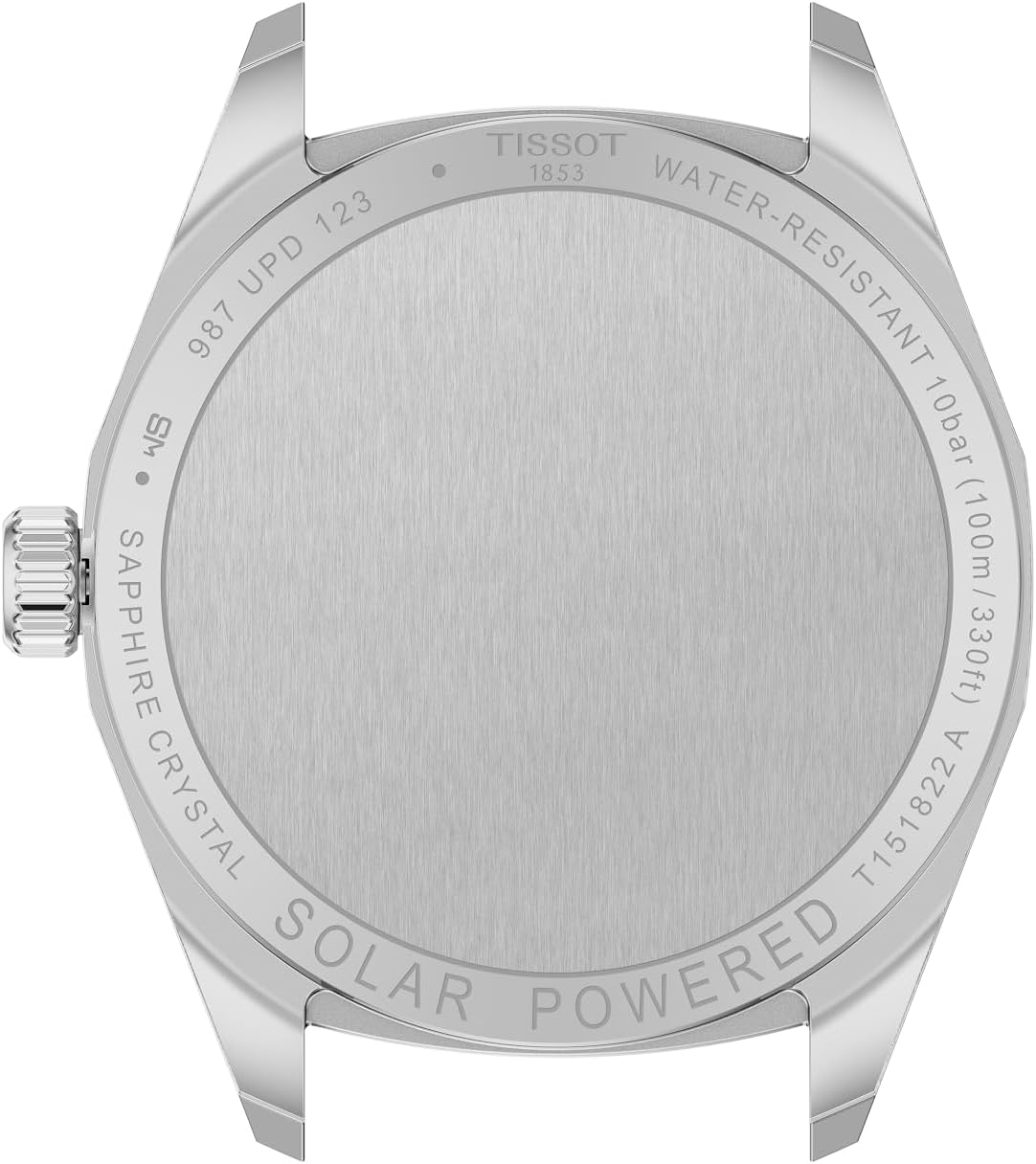 Tissot PRC 100 Solar, Blue DIal, 34mm Watch for Women, Stainless Steel Bracelet, Solar Quartz Movement, T1518221135100