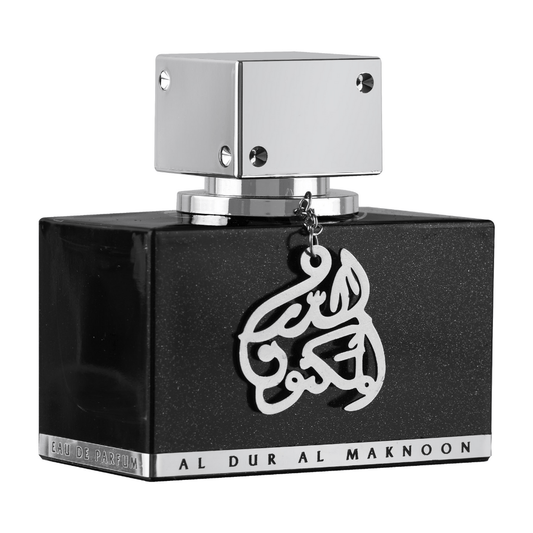 Al Dur Al Maknoon Silver for Men EDP - 100ML(3.4oz) by Lattafa (WITH VELVET POUCH)