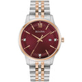 Bulova Men's Dress Classic Diamond Watch, 3-Hand Date Quartz Watch, Stainless Steel Bracelet, 41mm