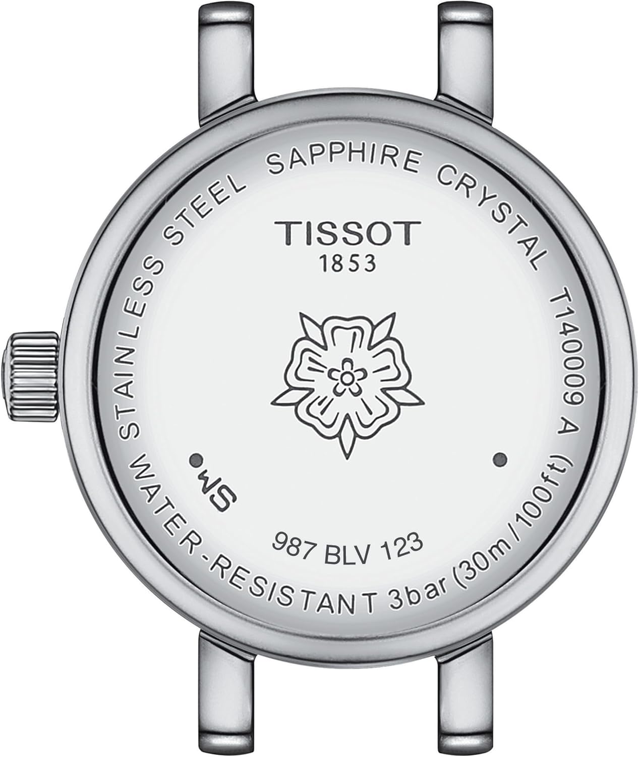 Tissot Womens Tissot Lovely Round 316L Stainless Steel case with Diamonds Quartz Watches, Grey, Stainless Steel, 6 (T1400096111600)