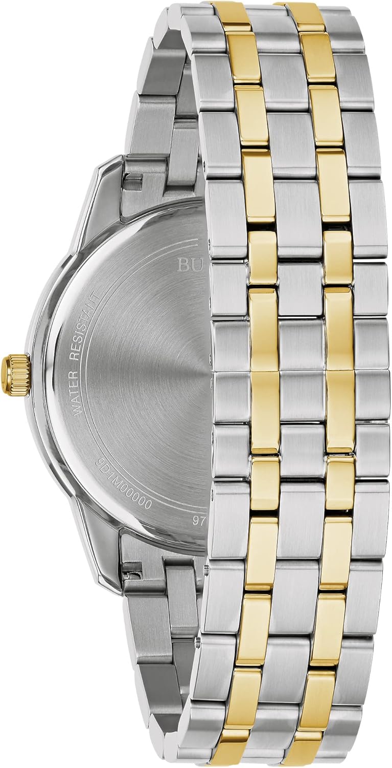Bulova Men's Classic Diamond Sutton 3-Hand Quartz Watch, 40mm