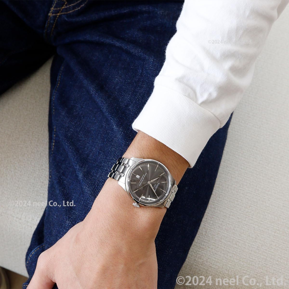 Tissot Chemin des Tourelles Powermatic 80, Swiss Automatic Watch for Men, 39mm, Stainless Steel Case, T1398071106100
