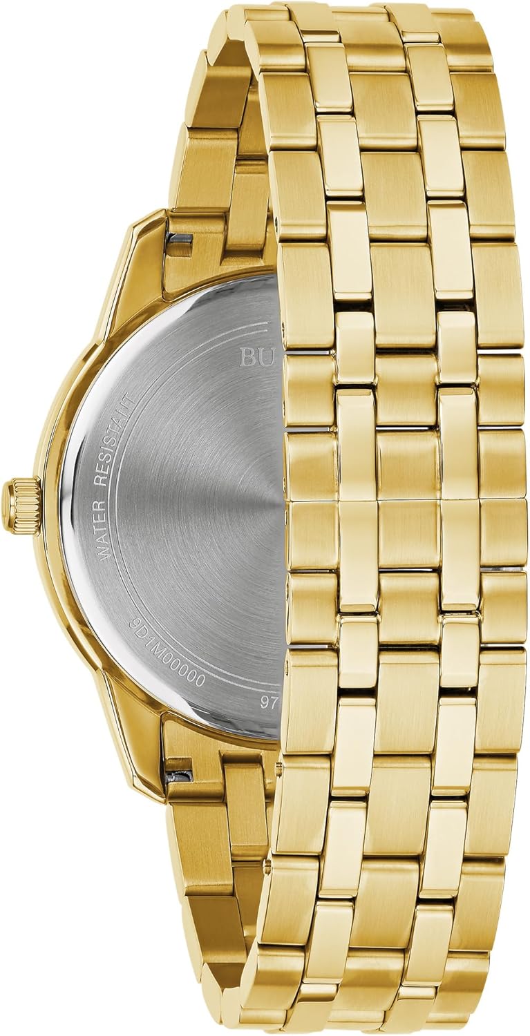 Bulova Men's Classic Diamond Sutton 3-Hand Quartz Watch, 40mm