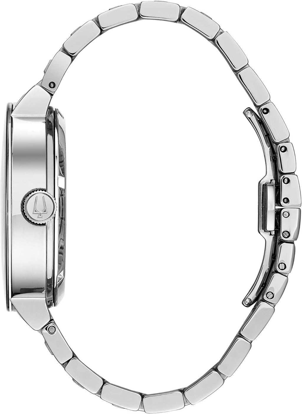 Bulova Men's Modern 3-Hand Automatic Watch, Open Aperture Dial and Edge to Edge Crystal