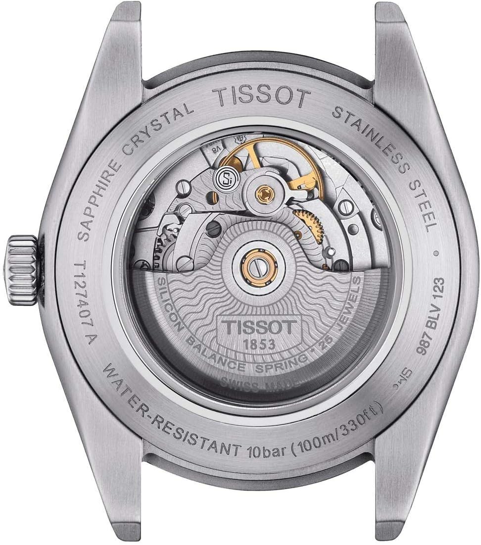 Tissot Mens Gentleman Stainless Steel Dress Watch