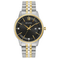 Bulova Men's Dress Classic Diamond Watch, 3-Hand Date Quartz Watch, Stainless Steel Bracelet, 41mm