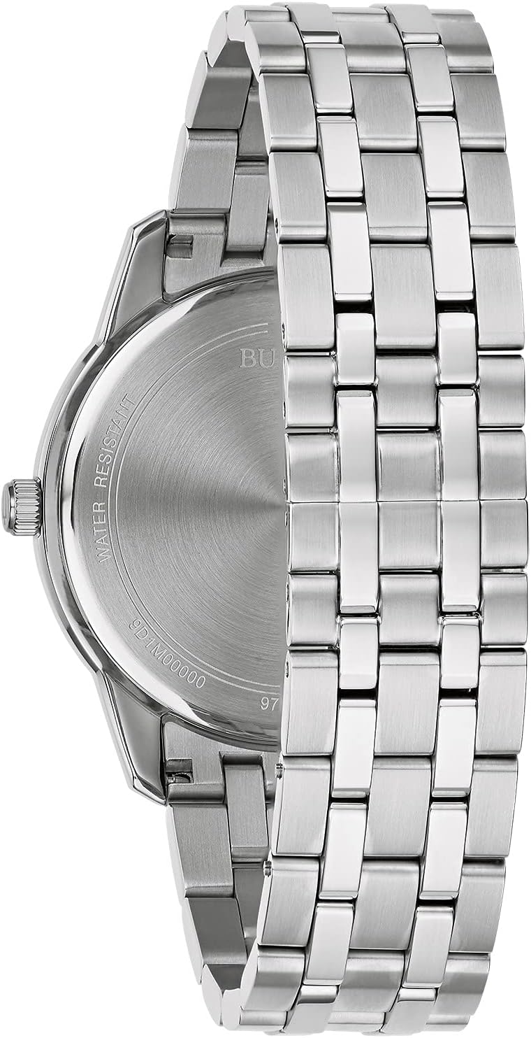 Bulova Men's Classic Sutton 3-Hand Calendar Date Quartz Watch, 40mm