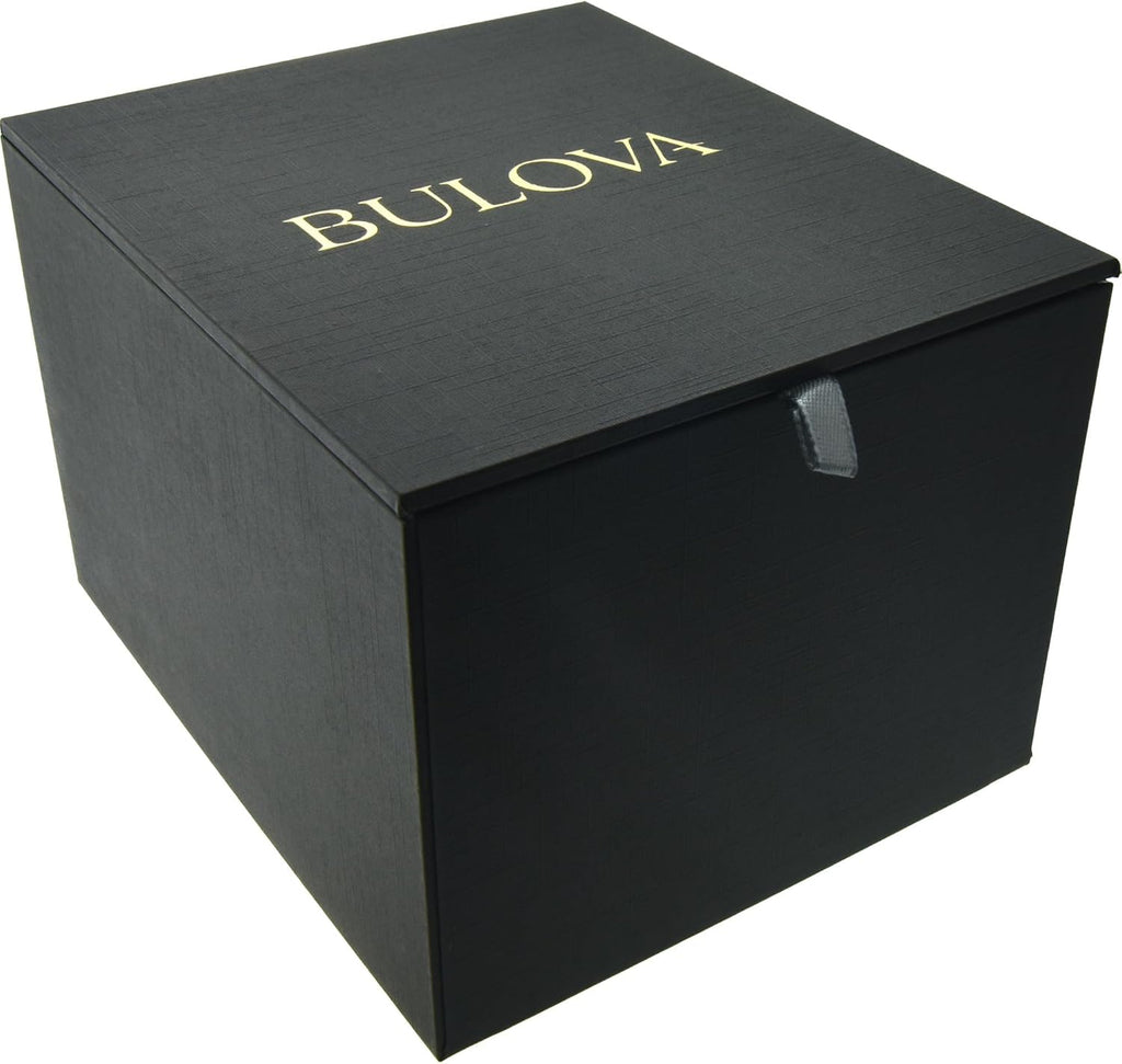 Bulova Men's Marine Star Quartz Silver Stainless Steel Watch, Leather and Silicone Strap, 100M Water Resistant, 43mm