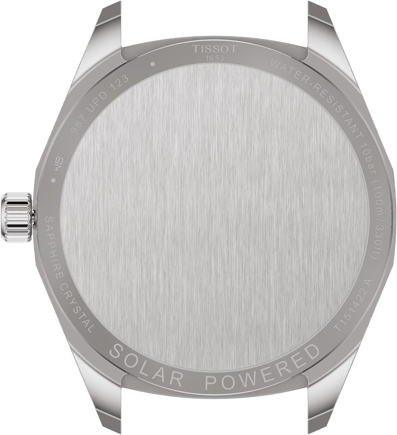 Tissot PRC 100 Solar 39mm, Swiss Solar Quartz Watch for Men, Stainless Steel Case, Blue Dial, T1514221135100