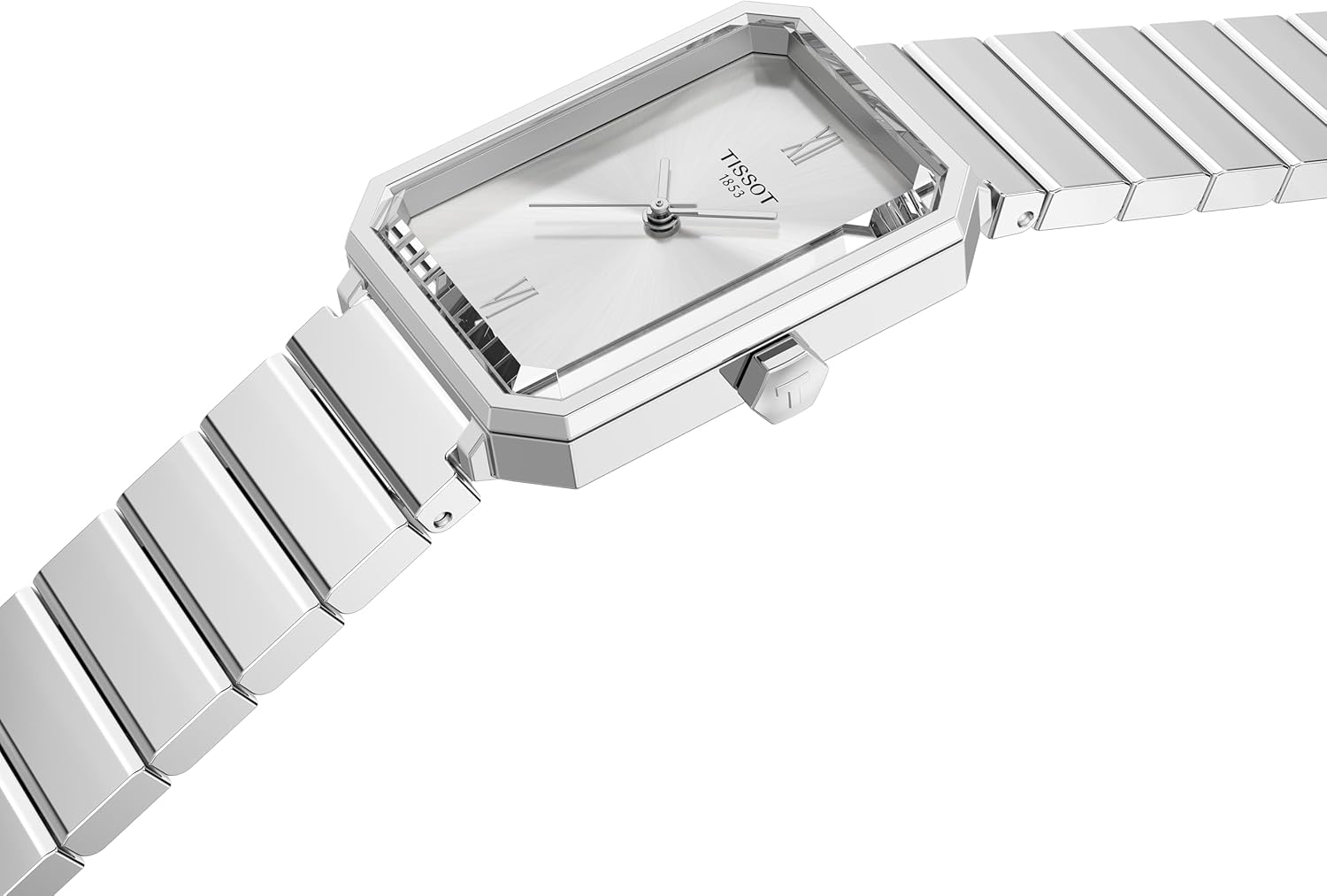 Tissot SRV, Swiss Quartz Watch for Women, Stainless Steel Case, Silver Dial, T1601101103300