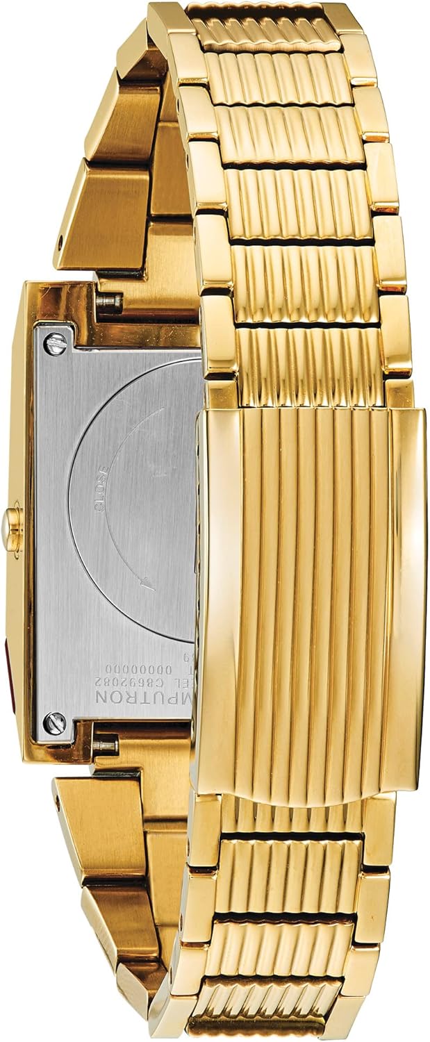 Bulova Mens Archive Series LED Computron Stainless Steel Watch