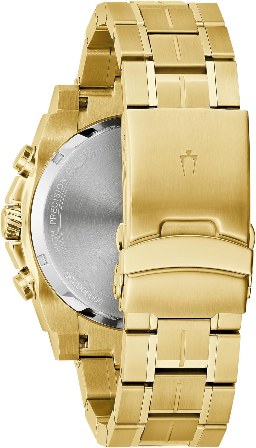 Bulova Men's Icon High Precision Quartz Chronograph Watch, Curved Mineral Crystal