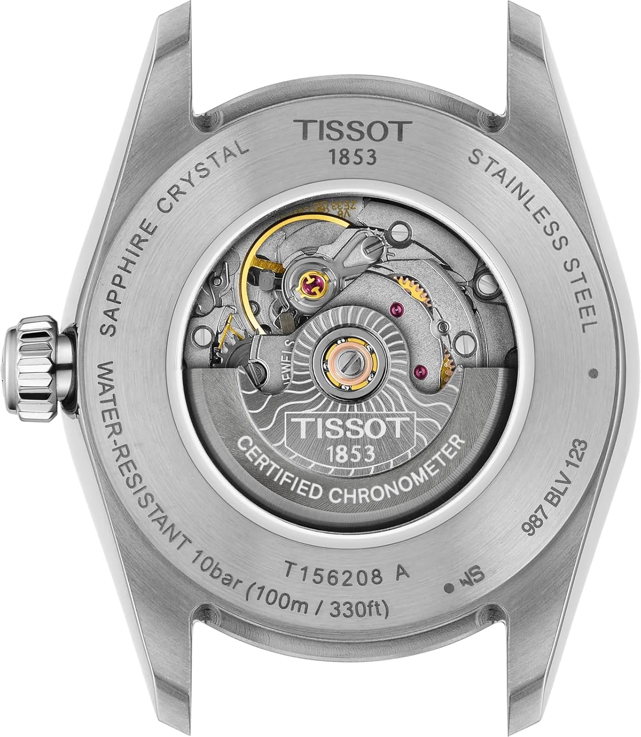 Tissot Ballade Powermatic 48 COSC 30mm, Swiss Automatic Watch for Women, Stainless Steel Case, Silver Dial, T1562081103300